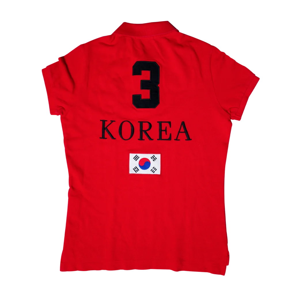 Ralph Lauren Korea Flag Polo Red