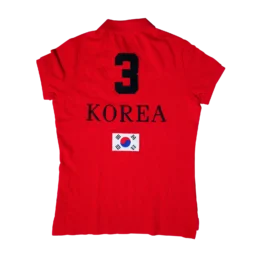 Ralph Lauren Korea Flag Polo Red