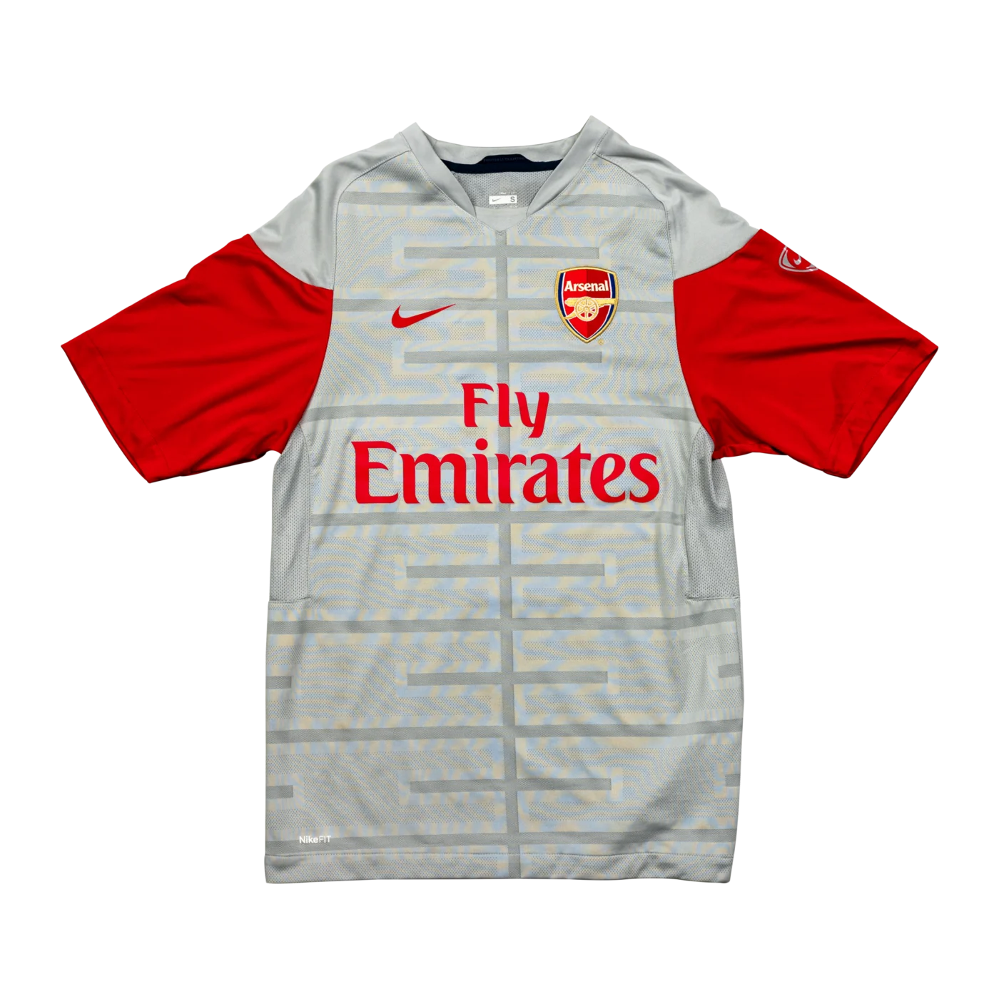 Arsenal Trainingsshirt 2010/11 Grau-Rot