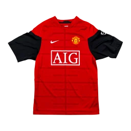 Manchester United Training Shirt 2008/09 Rot-Navy