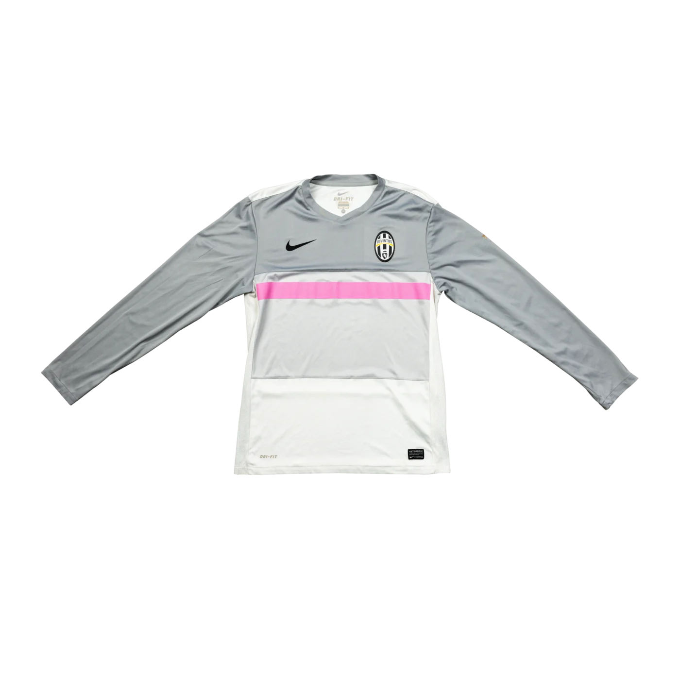 Juventus Trainingssweater 2014/15 Grau-Weiß