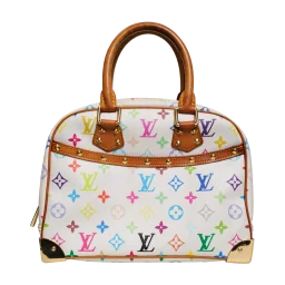 Louis Vuitton Multicolore Trouville Handbag White