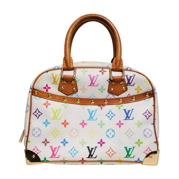 Louis Vuitton Multicolore Trouville Handbag White