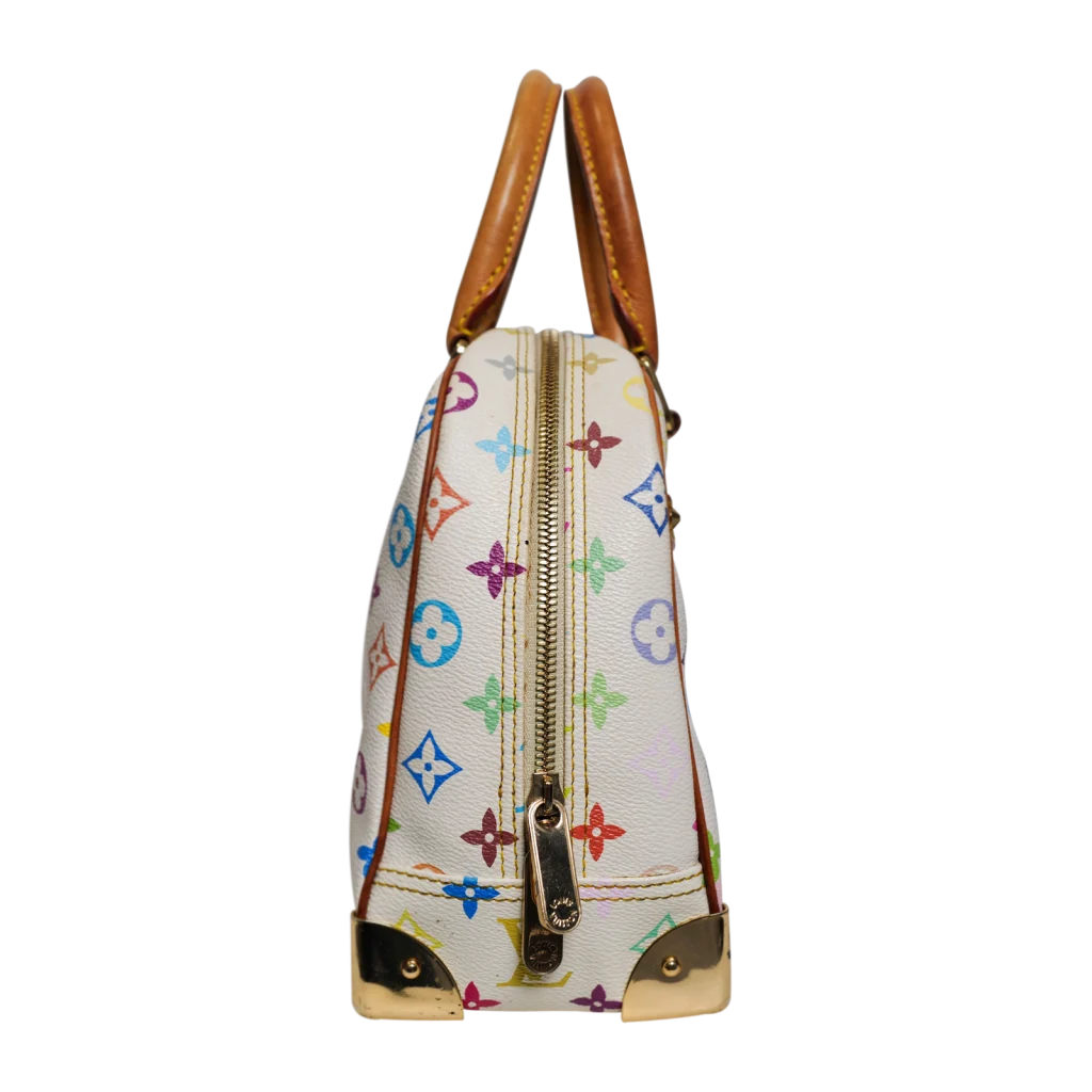 Louis Vuitton Multicolore Trouville Handbag White
