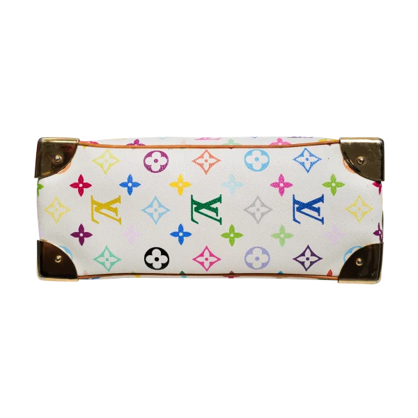 Louis Vuitton Multicolore Trouville Handbag White