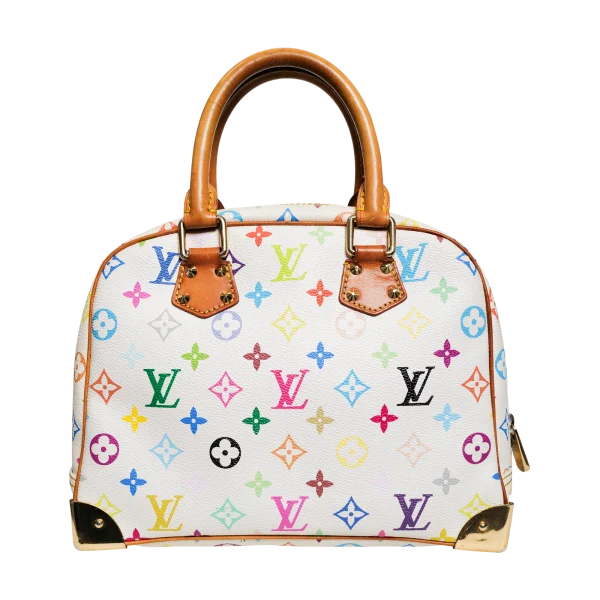 Louis Vuitton Multicolore Trouville Handbag White