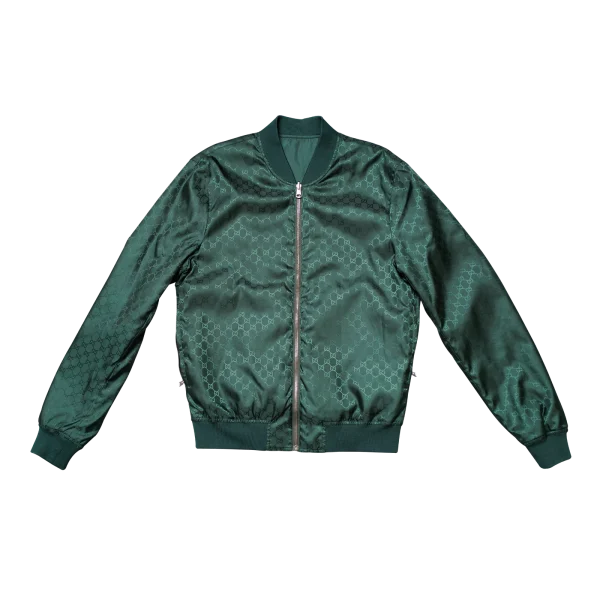 Gucci GG Monogram Track Jacket Grün