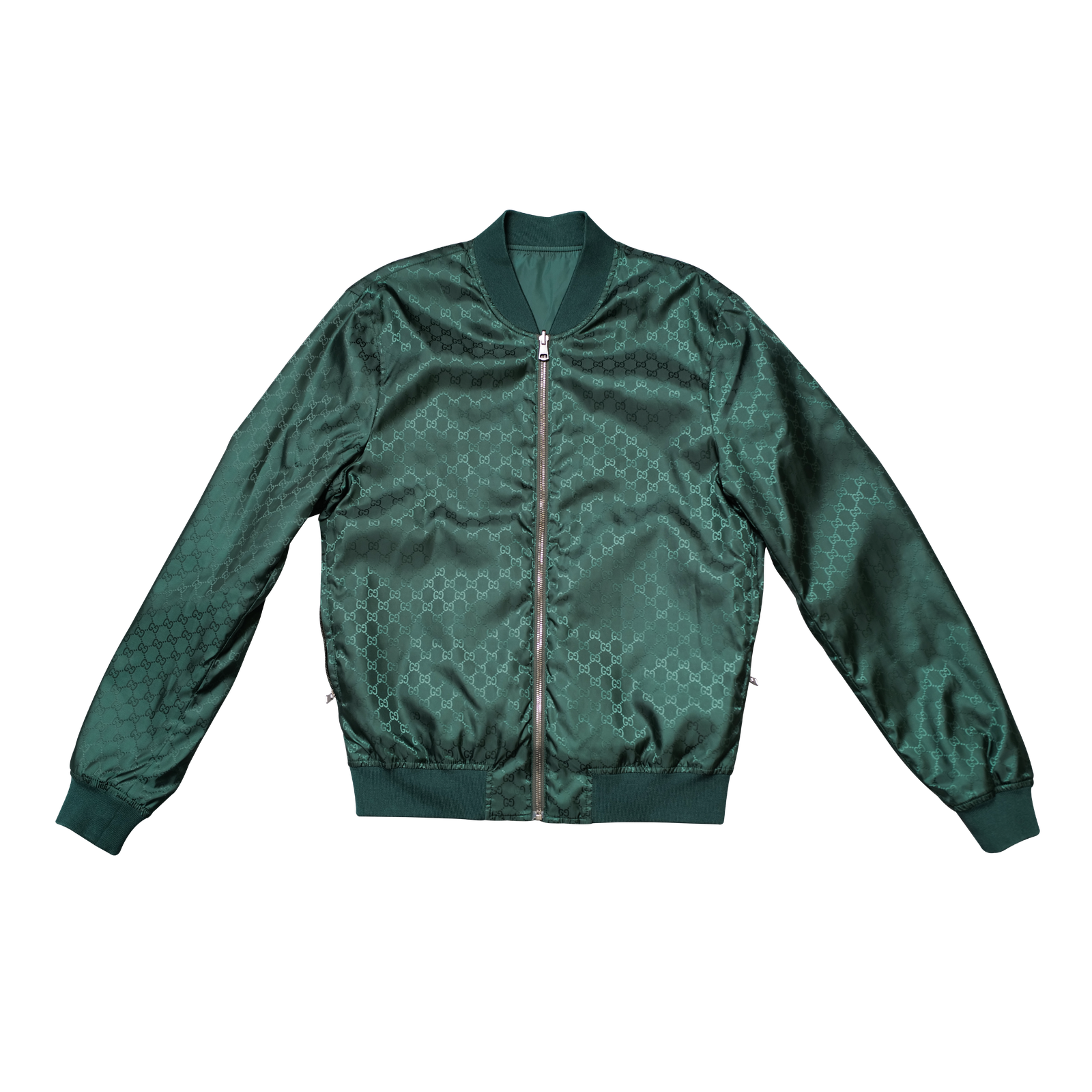 Gucci GG Monogram Track Jacket Grün