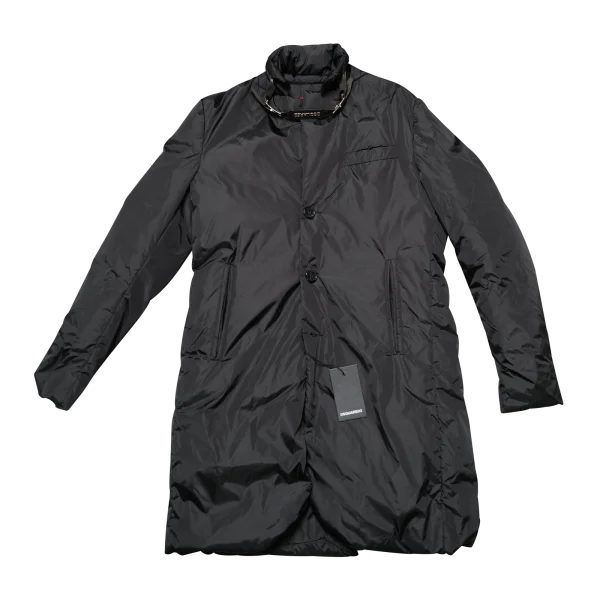 DO01062309-1 Dsquared2 Schwarze Langjacke