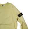 Stone Island Crewneck Sweatshirt Hellgelb mit Kompass-Badge