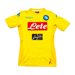 SSC Napoli Third Trikot 2013/14 Gelb Insigne