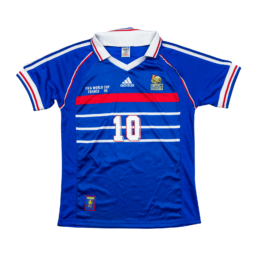 Frankreich WM 1998 Zidane Heimtrikot