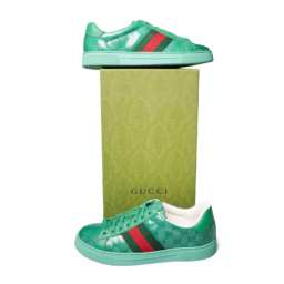Gucci Ace Sneaker Green GG Supreme