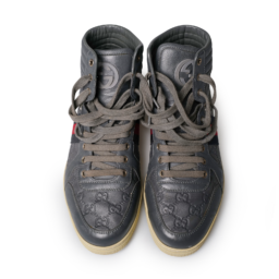 Gucci GG Web High-Top Sneaker Grau